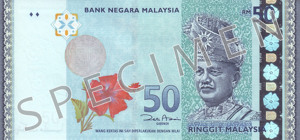 MYR ringgit malezyjski 50 waluta malezji awers