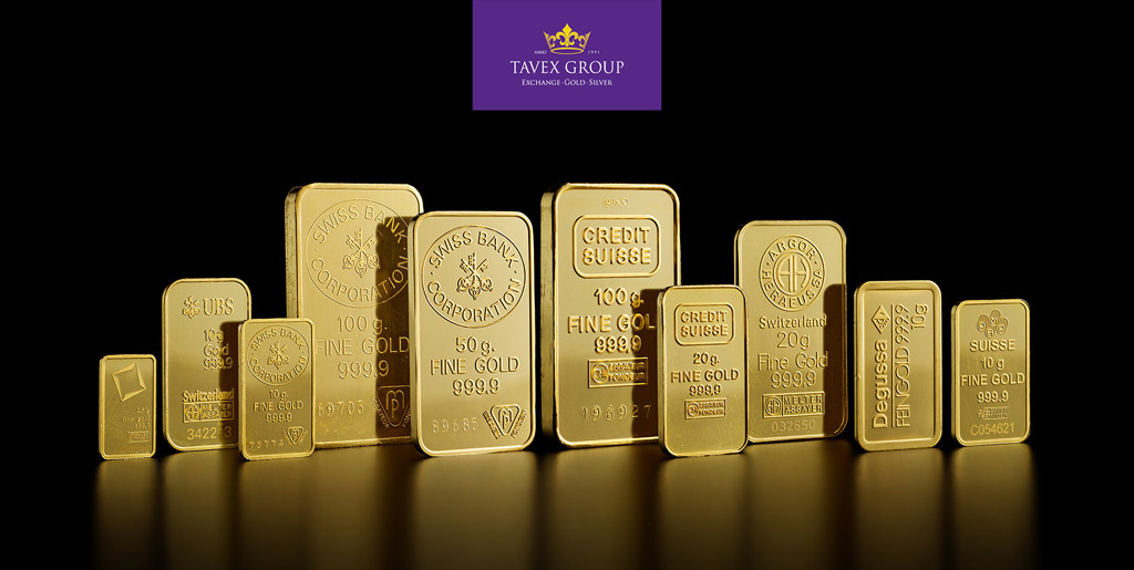 Different types of gold bars