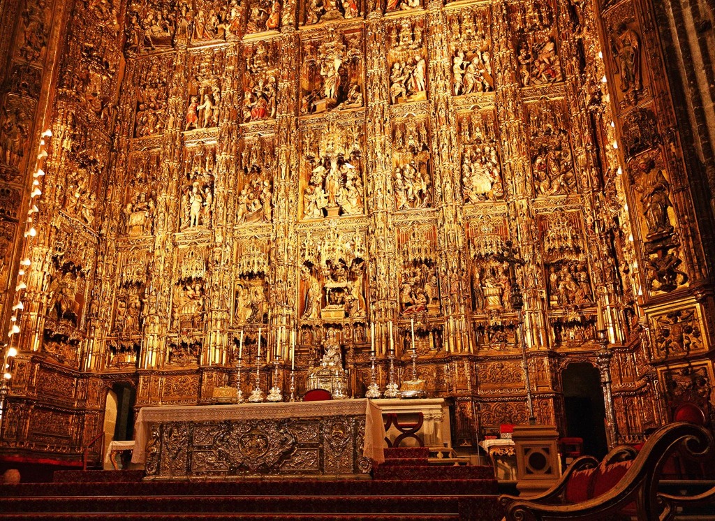 gold in church