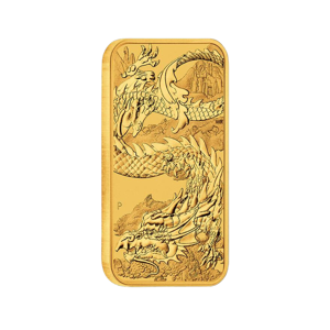 1oz Australian Dragon Rectangular Gold Coin